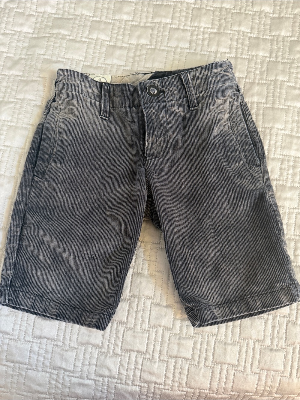 Volcom Boys' Gray Corduroy Shorts
